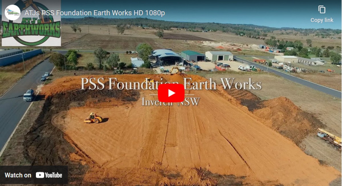 PSSAg Foundation Earth Works, Inverell